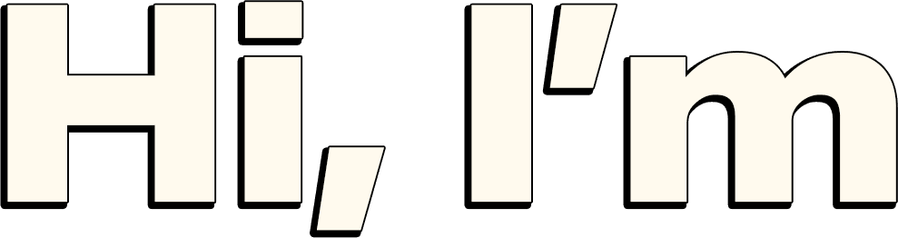 Hi, I'm